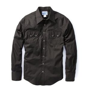 Vintage Rockmount Ranch western button down pearl snap shirt - black women’s XS